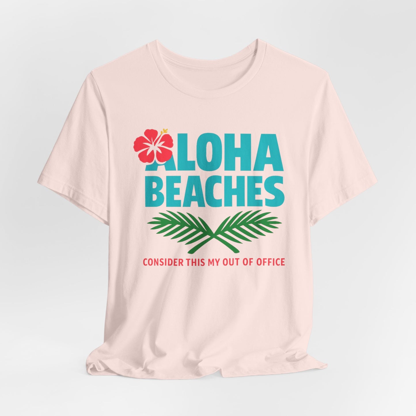 Aloha Beaches Tee | Tropical Beach Shirt | Girls Vacation Tee