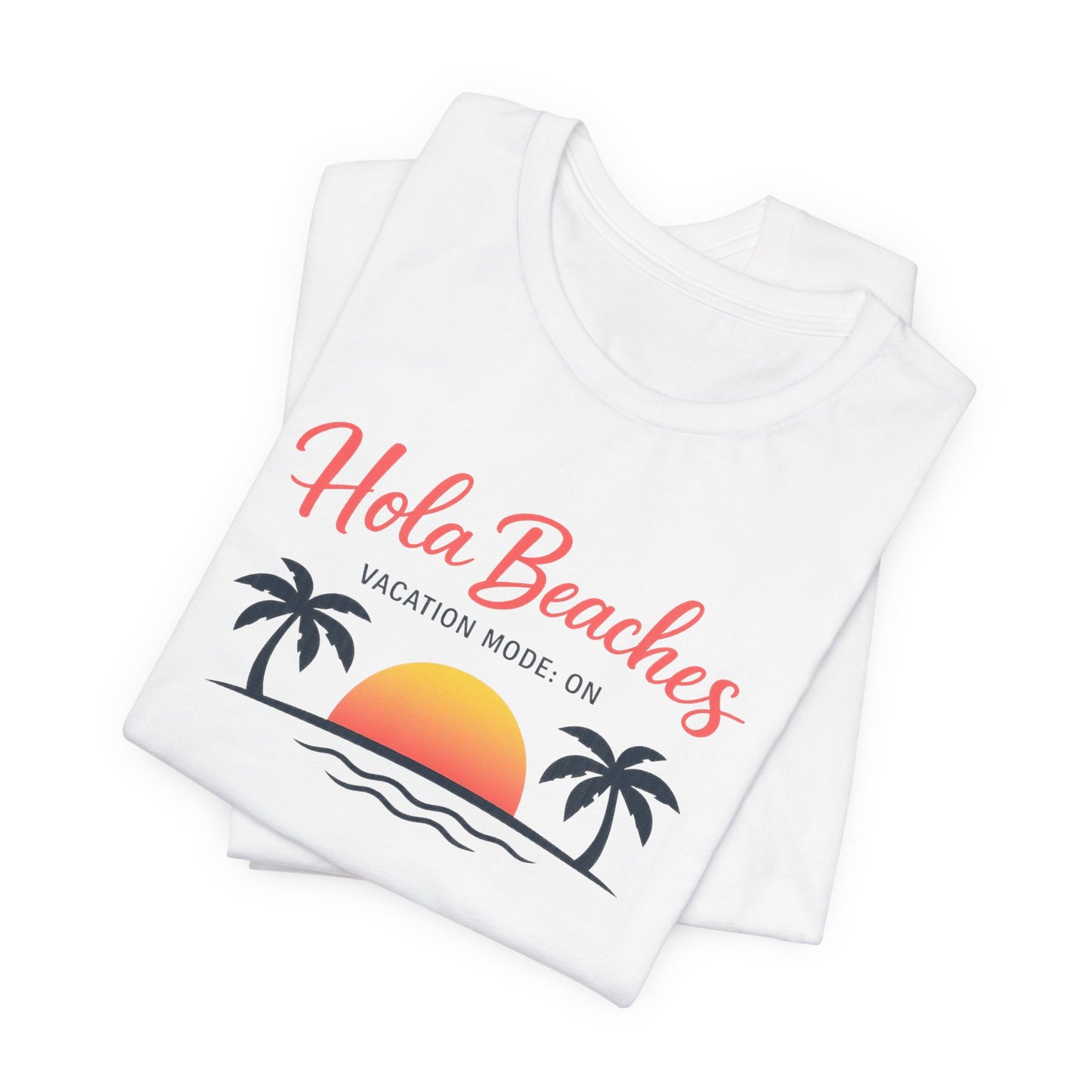 Hola Beaches Tee | Beach Vacation Shirt | Girls Trip Tee | Summer Vibes Top