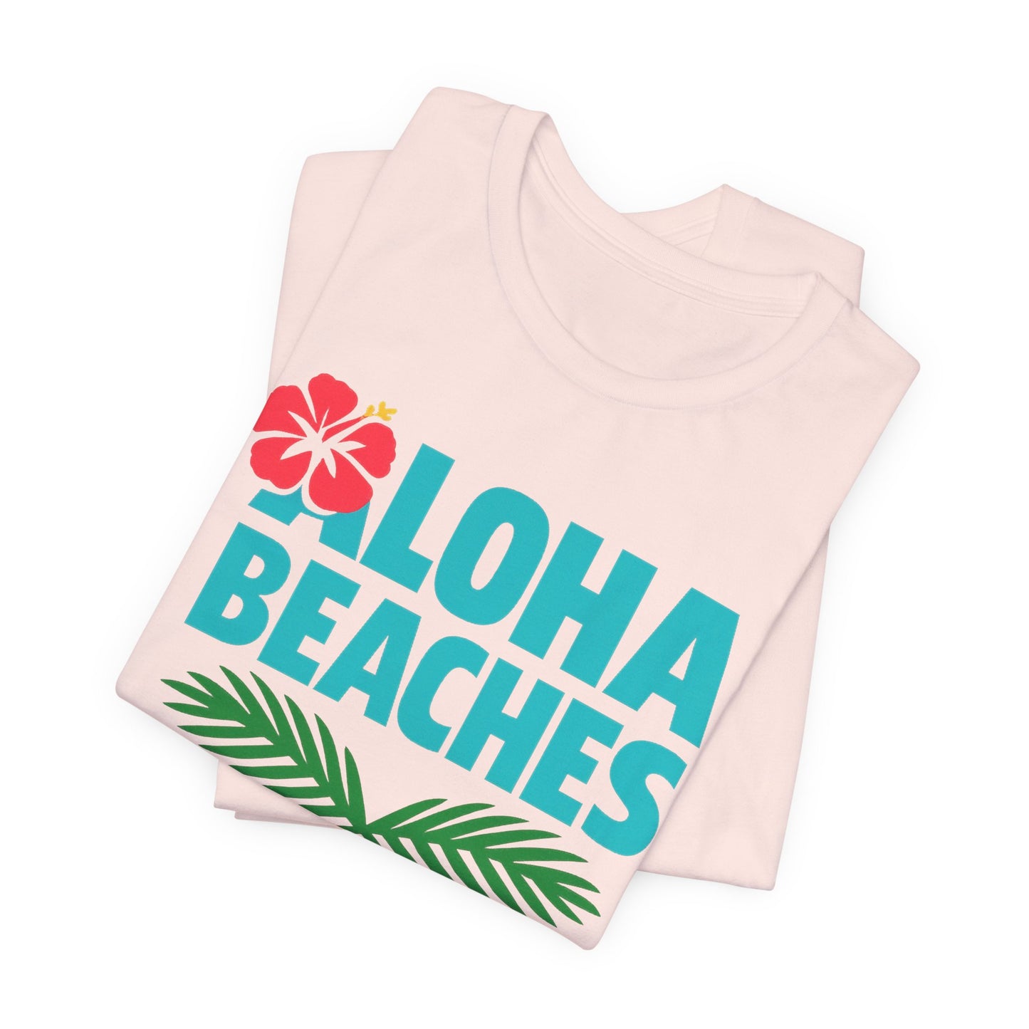 Aloha Beaches Tee | Tropical Beach Shirt | Girls Vacation Tee
