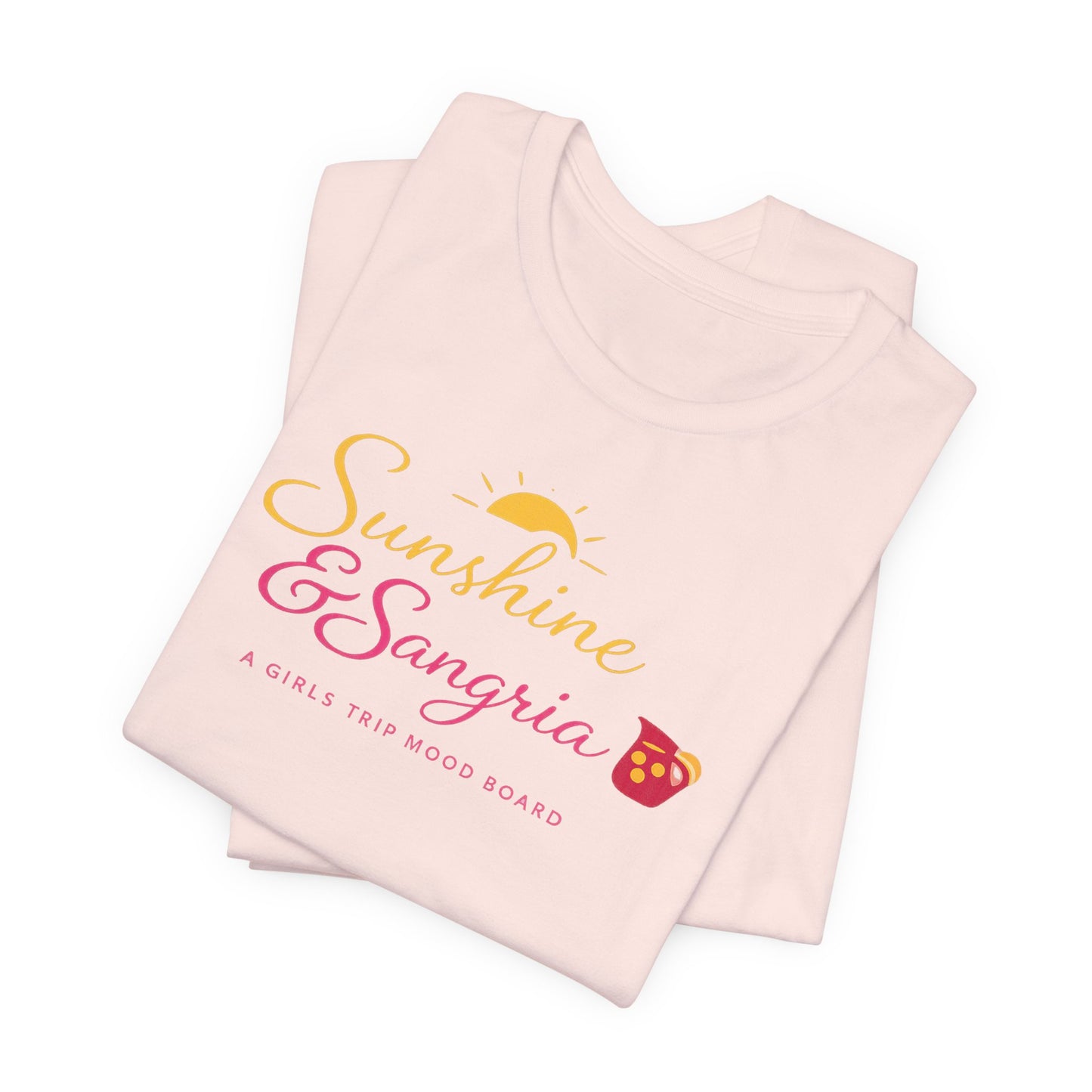 Sunshine and Sangria Tee | Beach Sangria Shirt | Girls Trip Tee