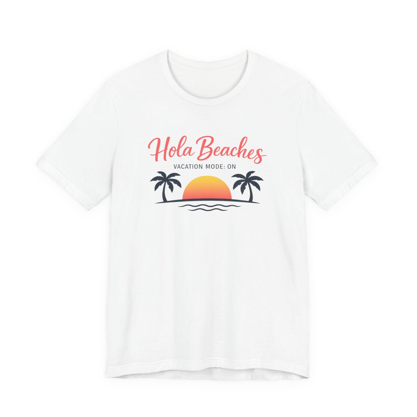 Hola Beaches Tee | Beach Vacation Shirt | Girls Trip Tee | Summer Vibes Top