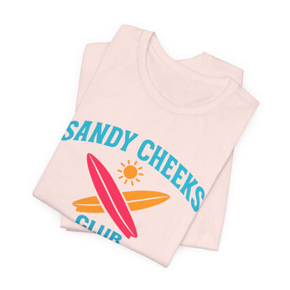Sandy Cheeks Club Tee | Beach Club Shirt | Funny Girls Trip Tee