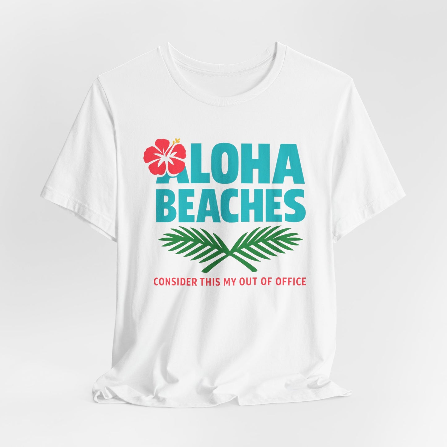 Aloha Beaches Tee | Tropical Beach Shirt | Girls Vacation Tee