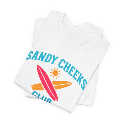 Sandy Cheeks Club Tee | Beach Club Shirt | Funny Girls Trip Tee