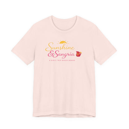 Sunshine and Sangria Tee | Beach Sangria Shirt | Girls Trip Tee