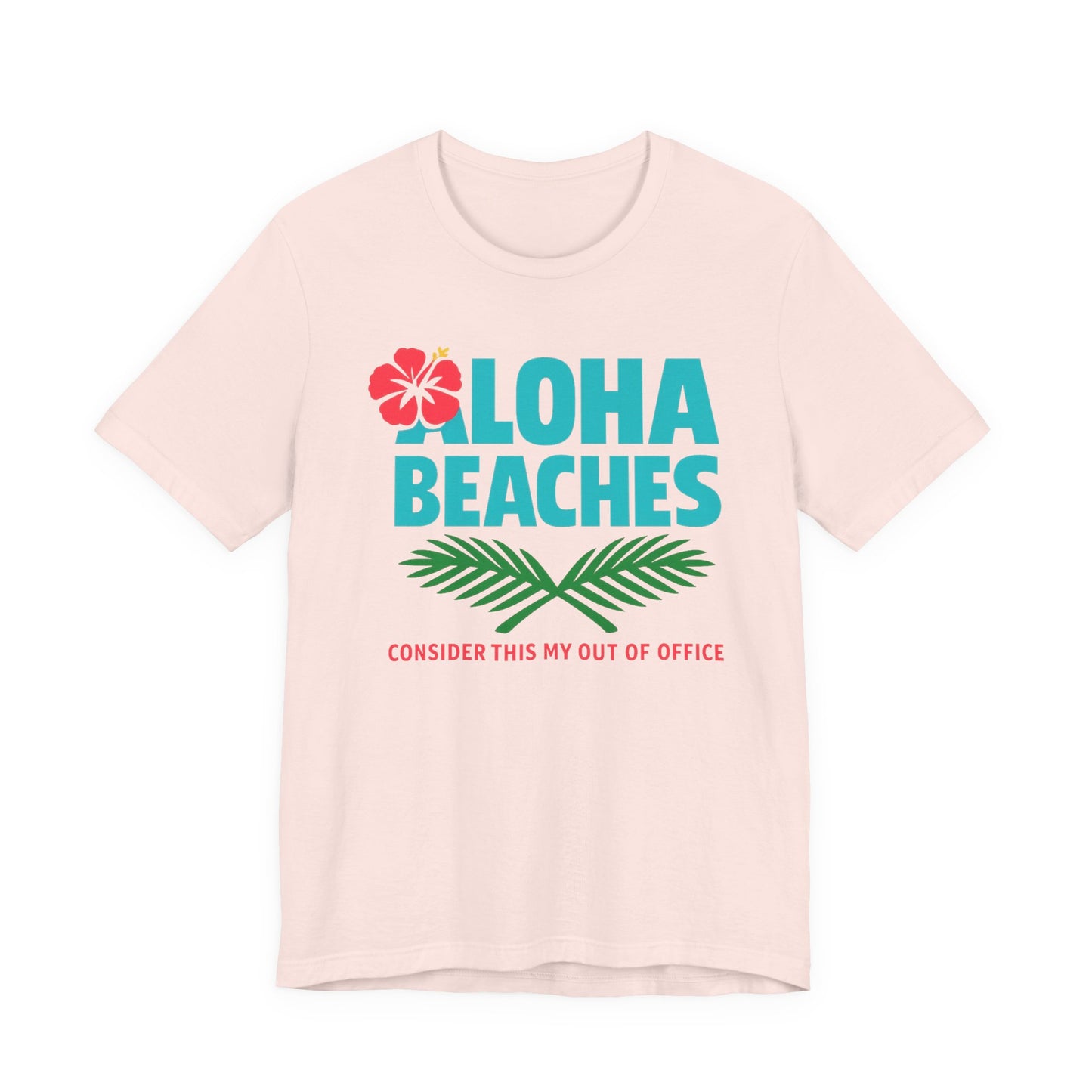 Aloha Beaches Tee | Tropical Beach Shirt | Girls Vacation Tee