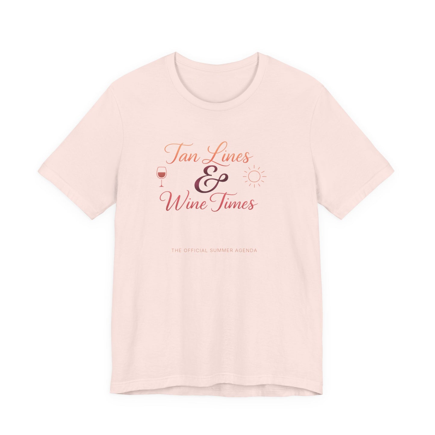 Tan Lines and Wine Times Tee | Beach Wine Shirt | Summer Girls Trip Tee