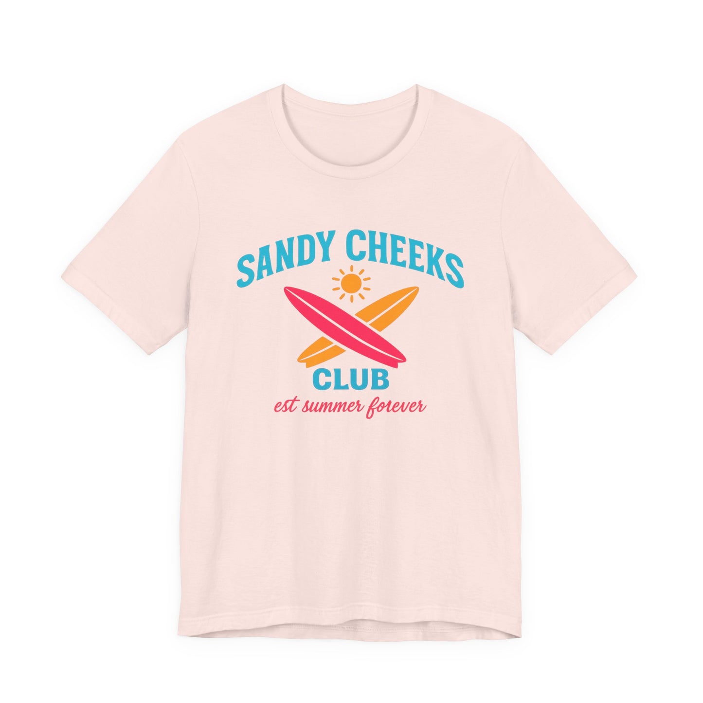 Sandy Cheeks Club Tee | Beach Club Shirt | Funny Girls Trip Tee