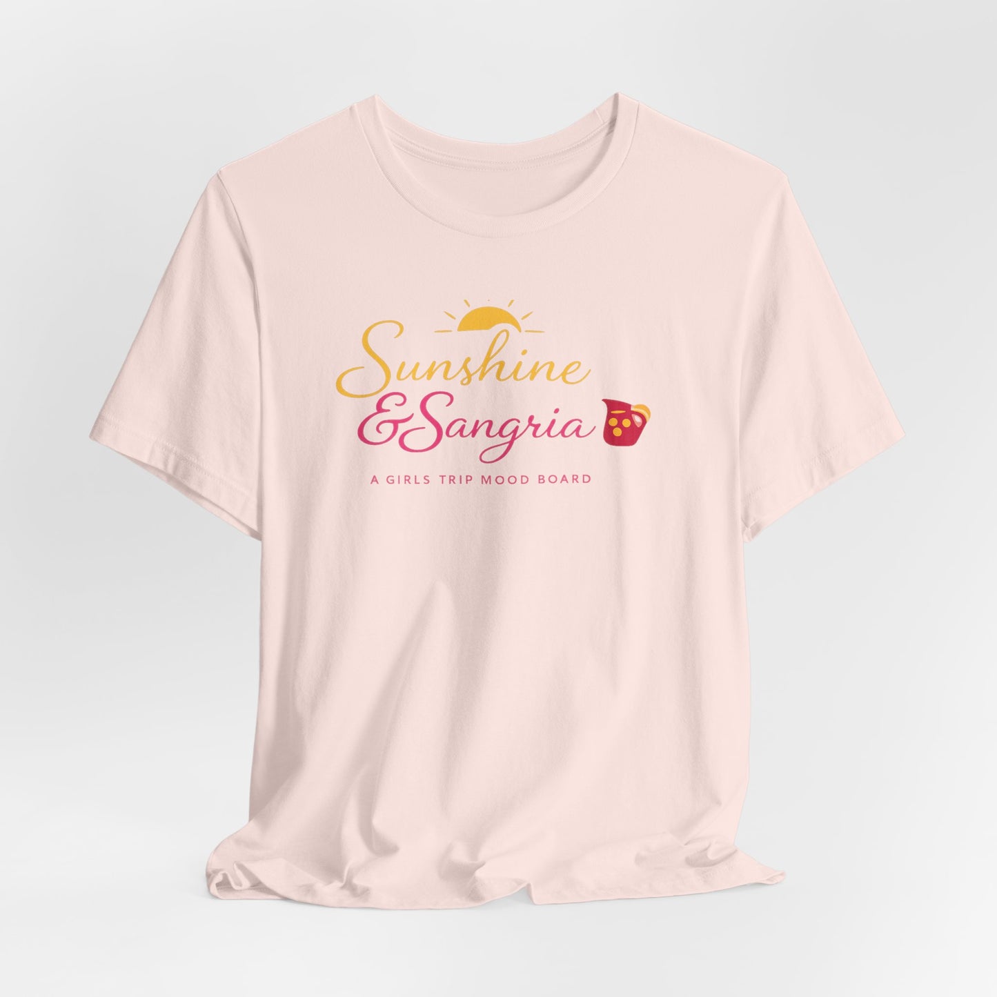 Sunshine and Sangria Tee | Beach Sangria Shirt | Girls Trip Tee