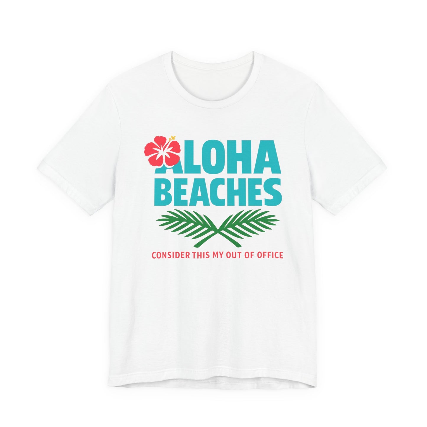 Aloha Beaches Tee | Tropical Beach Shirt | Girls Vacation Tee