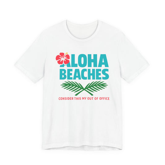 Aloha Beaches Tee | Tropical Beach Shirt | Girls Vacation Tee