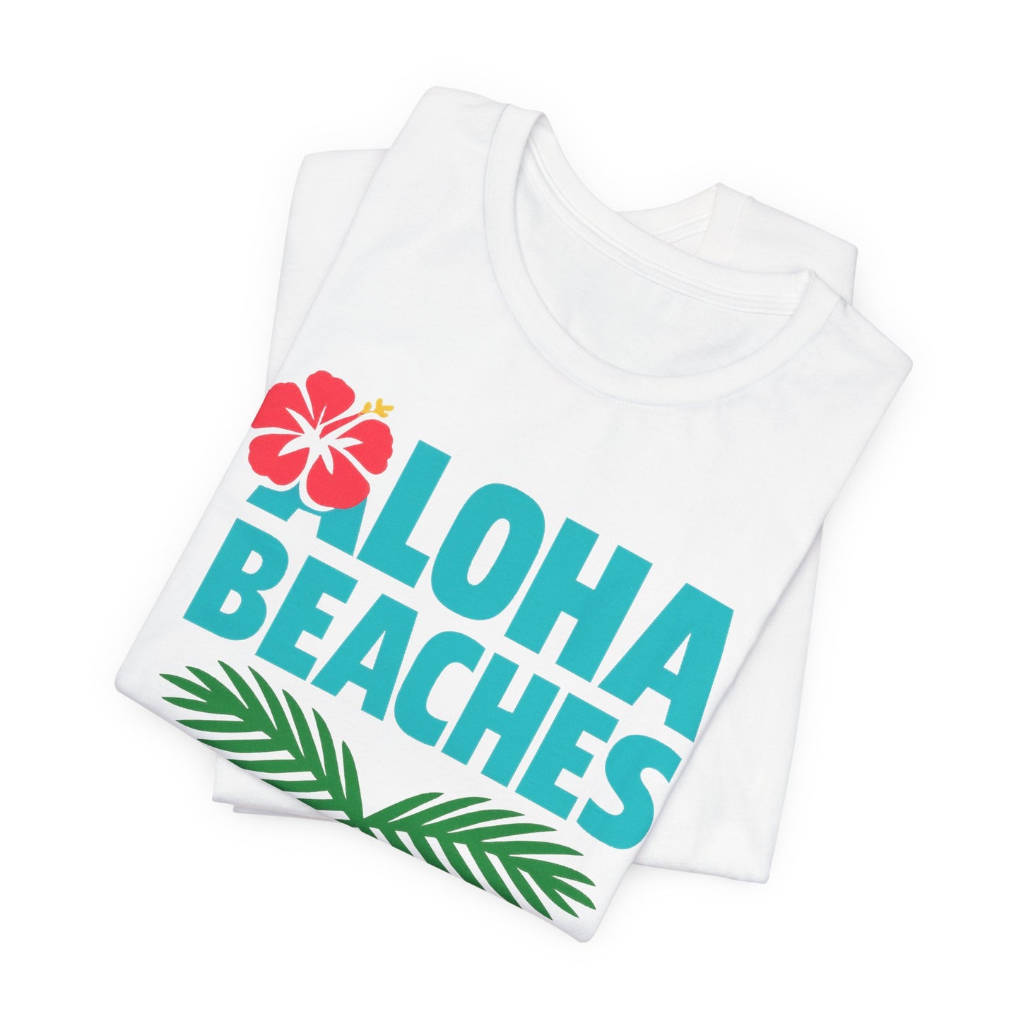 Aloha Beaches Tee | Tropical Beach Shirt | Girls Vacation Tee