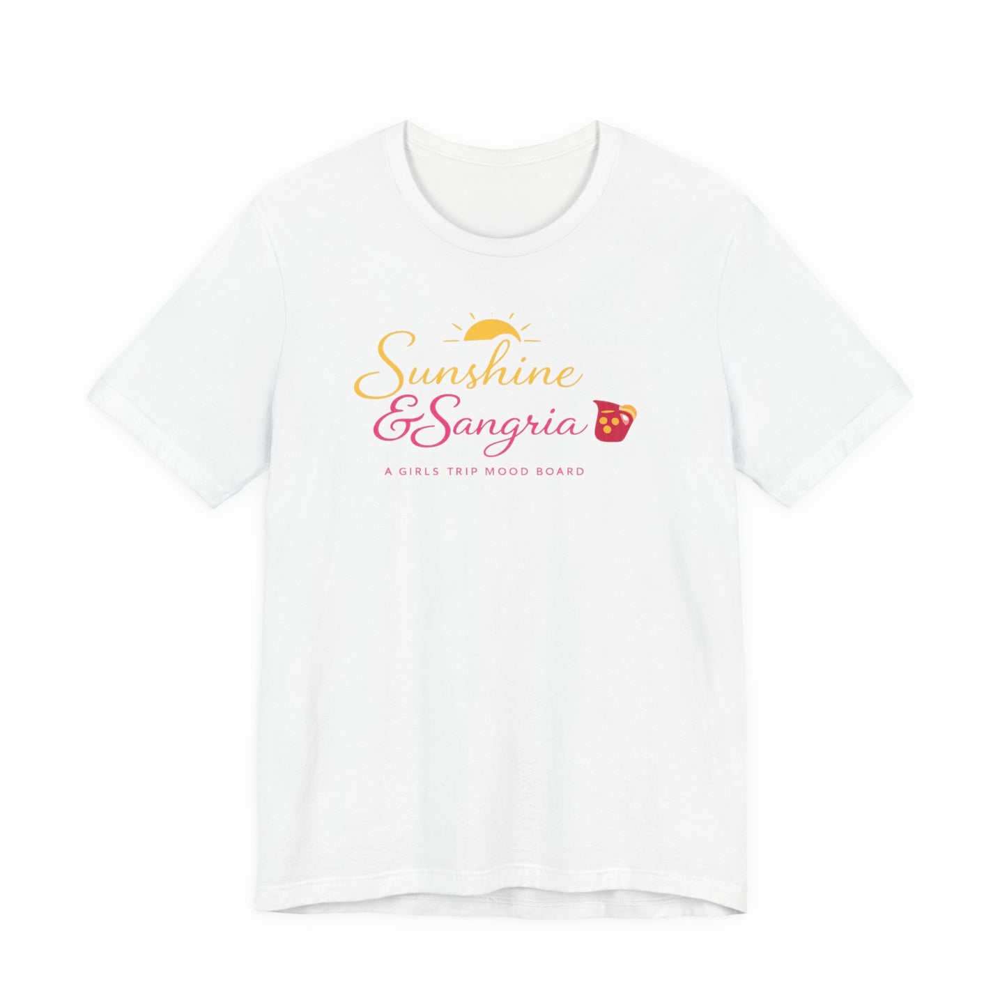 Sunshine and Sangria Tee | Beach Sangria Shirt | Girls Trip Tee