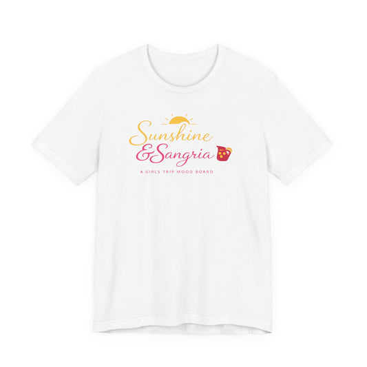 Sunshine and Sangria Tee | Beach Sangria Shirt | Girls Trip Tee